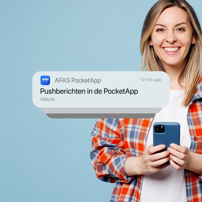 Altijd op de hoogte met pushberichten in de PocketApp
