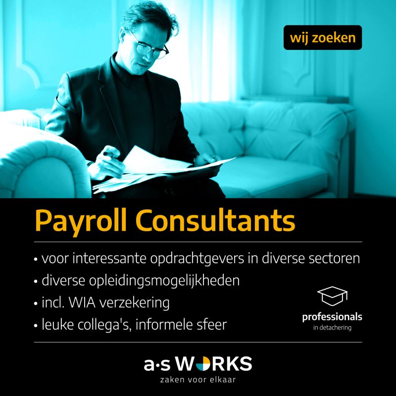 payroll consultant detachering