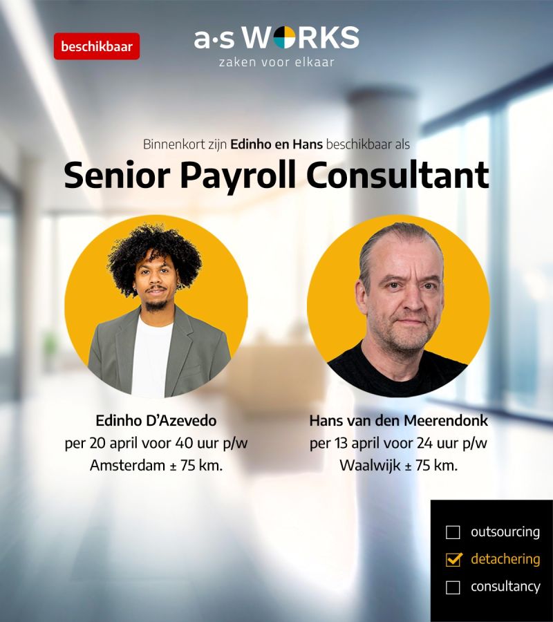 ervaren payroll consultants